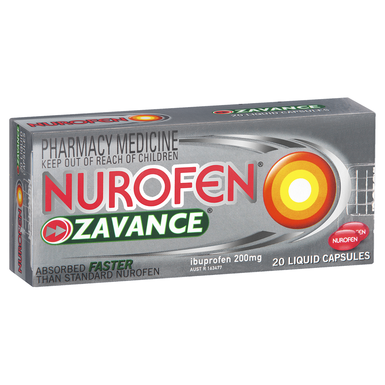 Nurofen Zavance Liquid Capsules Pain Relief Nurofen New Zealand